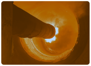 pyroscan image of kiln burner flame