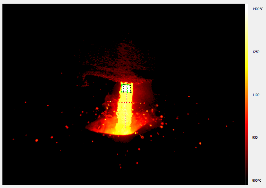 thermal monitoring of casting process