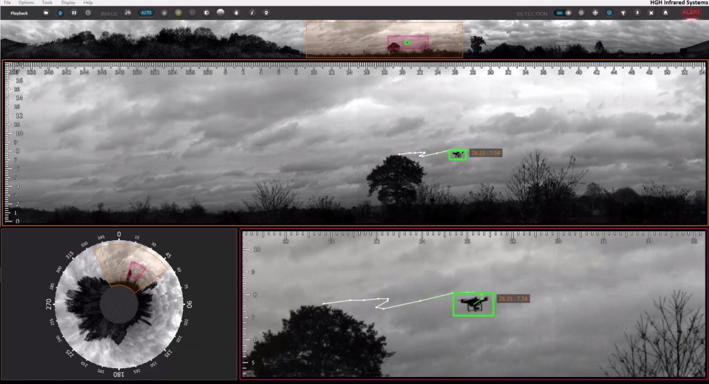 Images infrarouges capturées par le logiciel CYCLOPE