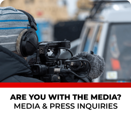 Professional video camera set up for media coverage